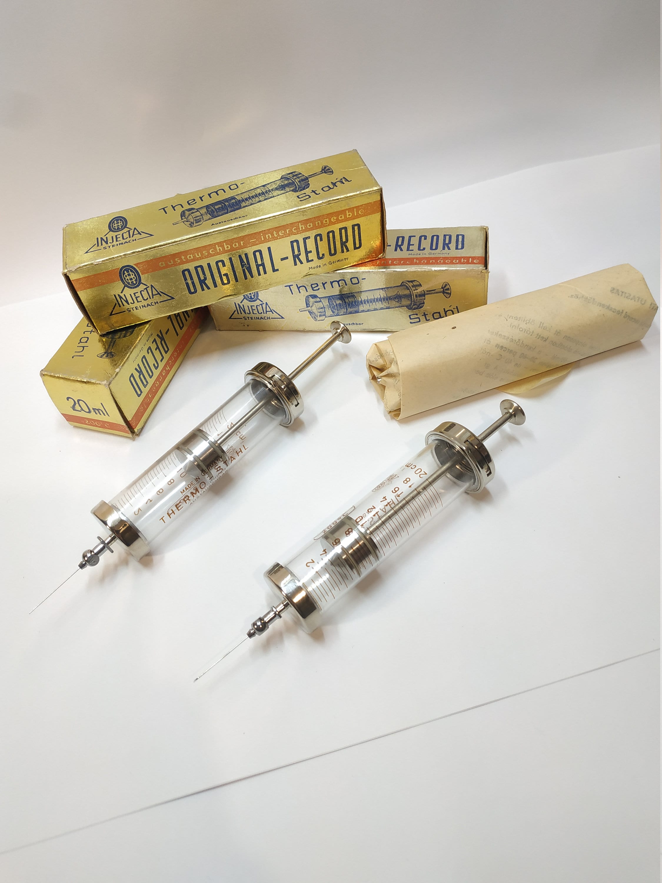 3pcs 3ml Syringe With 3pc 20 Gauge Nozzles Ideal for Glues, Glazes Gemtac 