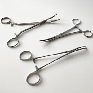 LOT de 3 dispositifs MÉDICAUX vintage rares - Matériel médical ancien d&#39;hôpital Instrument médical rare des années 40 # C9