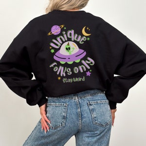 U.F.O Club Crewneck | Unique Folks Only Crewneck | Alien Crewneck | Unisex Heavy Blend™ Crewneck Sweatshirt