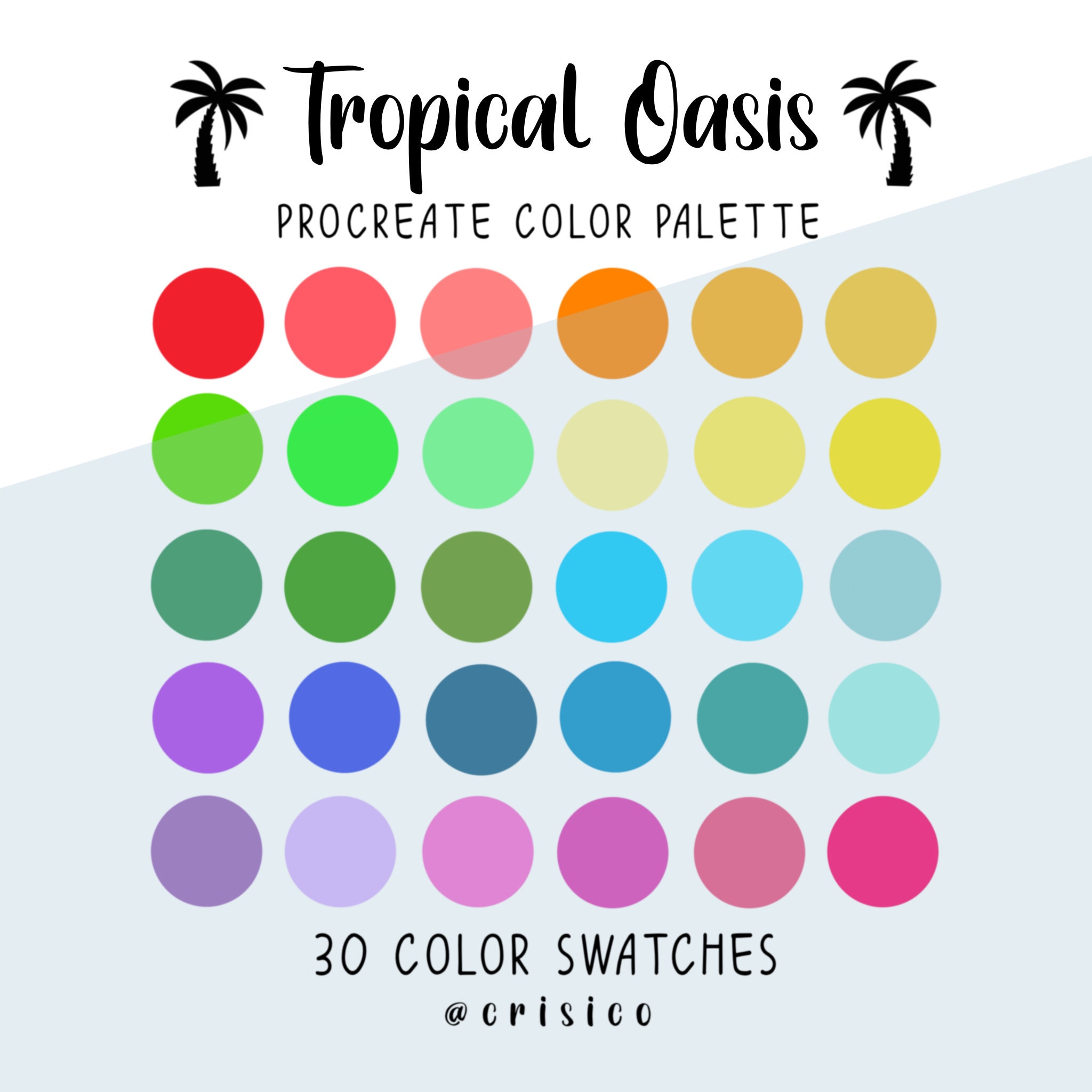 Tropical palette discount