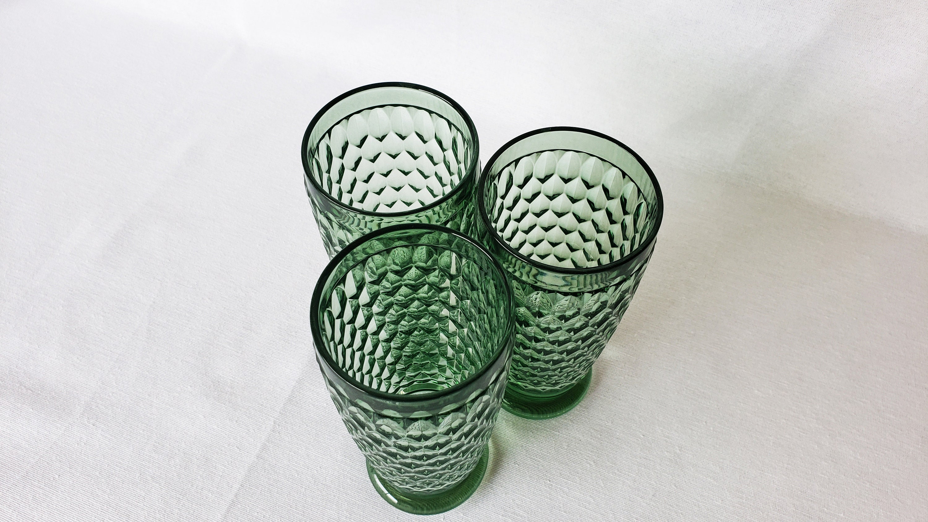 Vintage Villeroy & Boch Crystal Signed Highball Footed Glasses Etsy