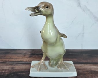 Vintage Rosenthal Duck 1302 Figurine Karl Himmelstoss Duckling Porcelain