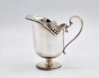 Gonzalo Moreno Mexican Sterling Silver Helmet Creamer Hecho en Mexico 0.925
