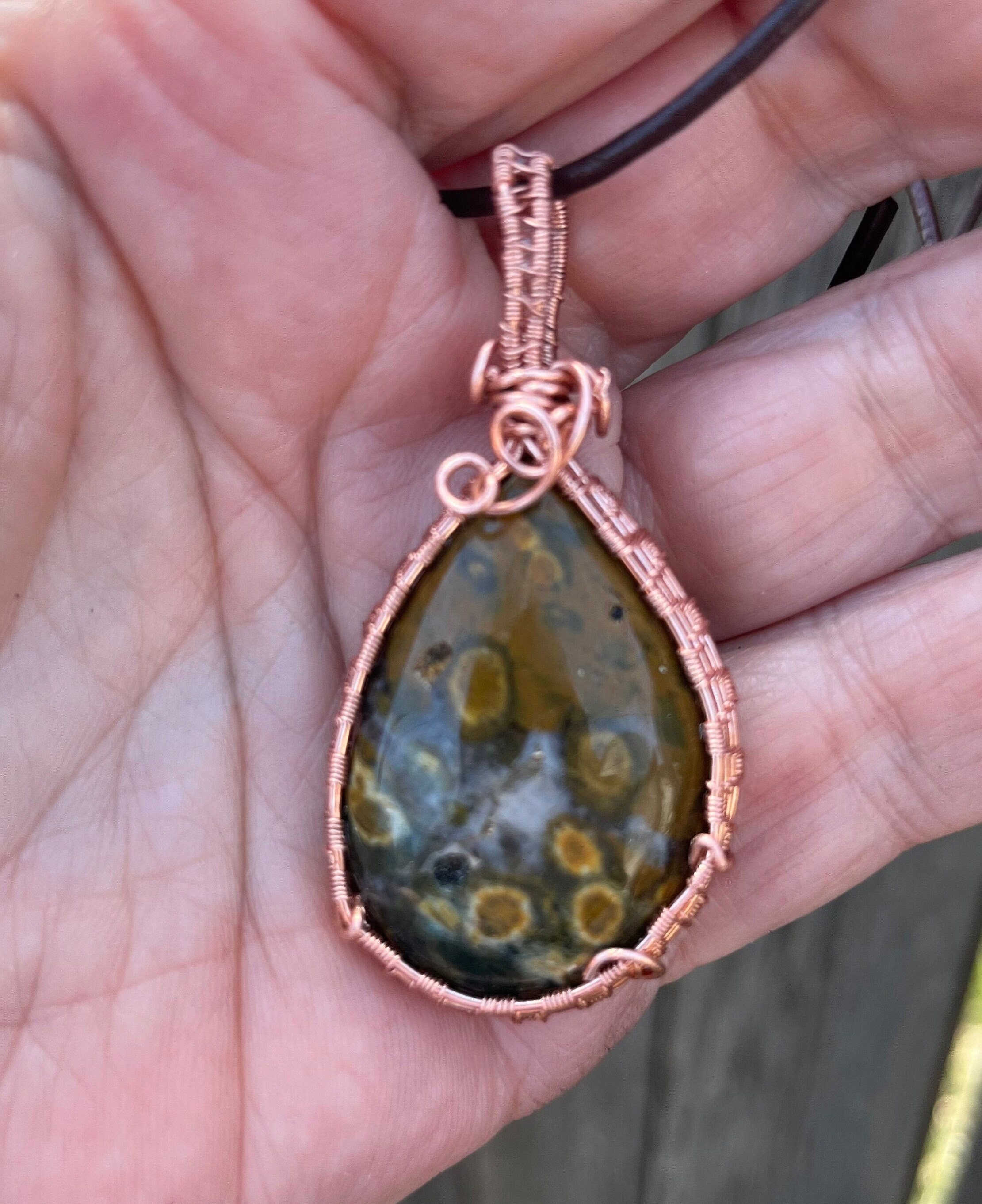 素晴らしいオーシャンジャスパー、平和、喜び、落ち着きをもたらす