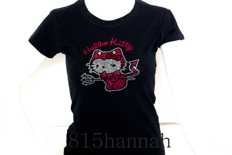 rhinestone hello kitty shirt