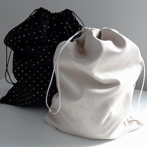 Sac de voyage avec cordon de serrage pour chaussures / Pochette de rangement pour chaussures / Grand sac de voyage réutilisable