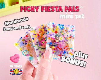 Skin Picking Toy Fidget Pick Pad Mini Set Anxiety ADHD Stress Relief Dermatillomania Picking Pad- Picky Fiesta Pals™