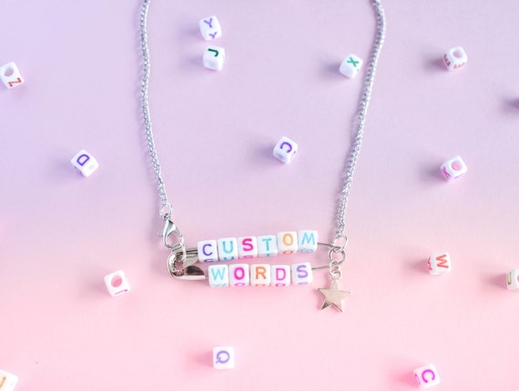 Custom word choker deals