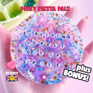 Pick Pad Skin Picking Fidget Anxiety ADHD Quote Picking Pad- Picky Fiesta Pals™