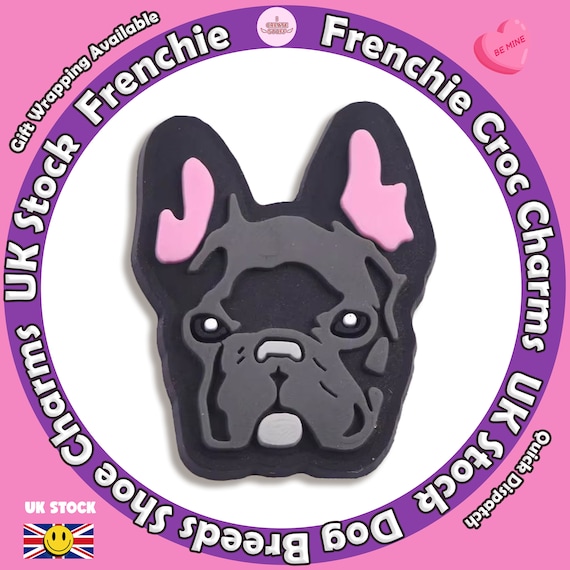Bulldog croc charm hot sale