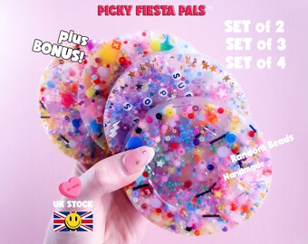 Pick Pad Set Huidpluk Fidget Angst ADHD Stress Relief Picking Pad - Picky Fiesta Pals™