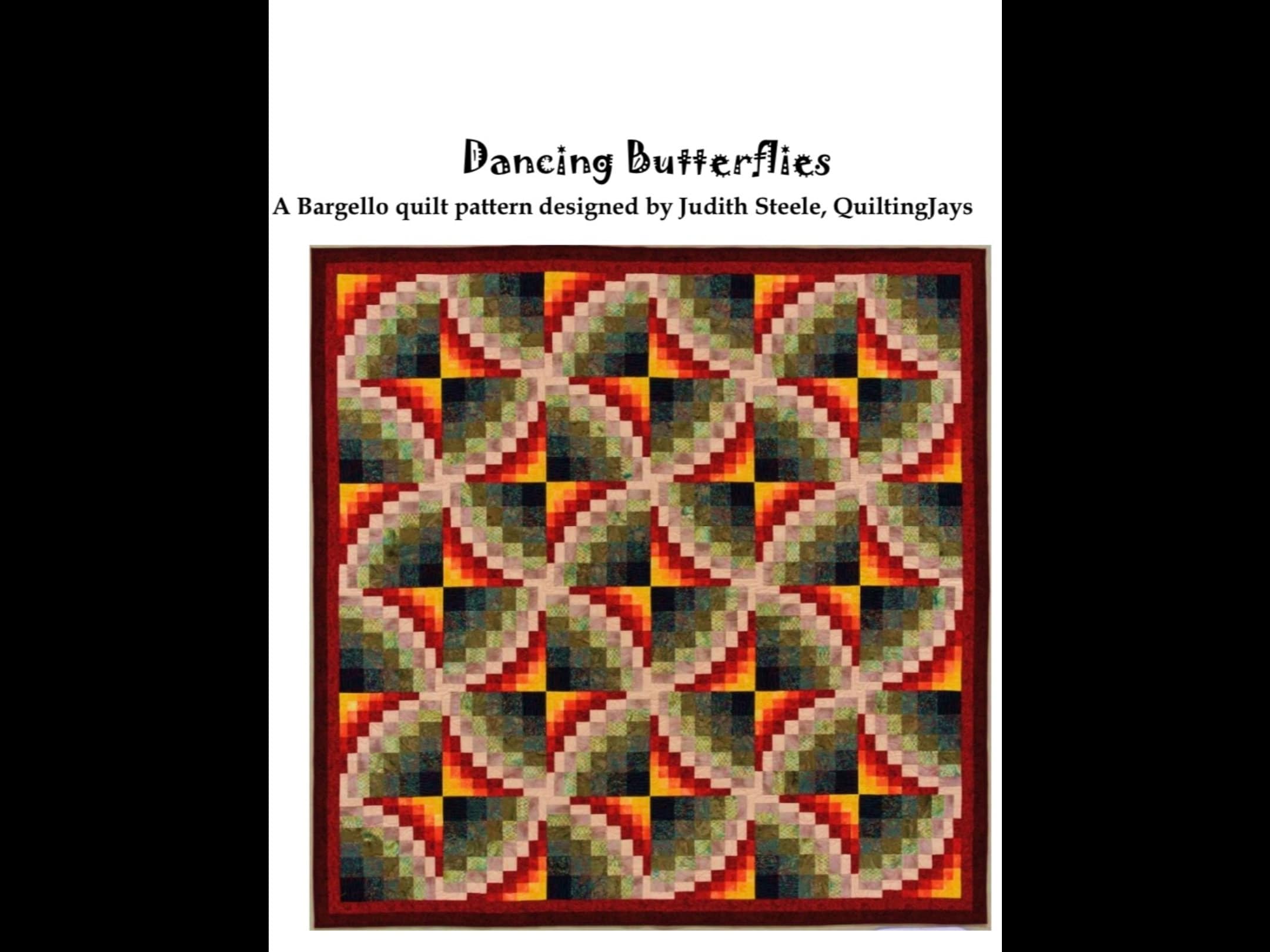 Exploding Butterfly Quilt Pattern Dancing Butterflies Quilt Pattern (paper Copy) - Etsy