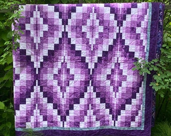 Fascinating Facets Variation 2 Bargello Quilt Pattern PDF Digital Download