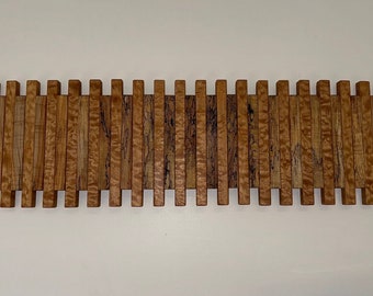 Arte de pared de arce acolchado y espaltado