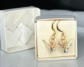 Origami Crane Earrings