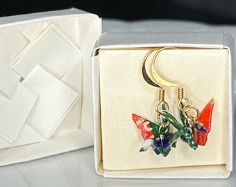 Origami Crane Earrings
