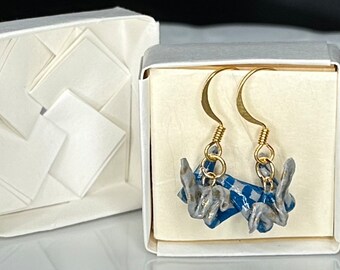 Origami Crane Earrings