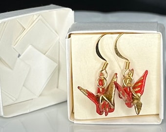 Origami Crane Earrings