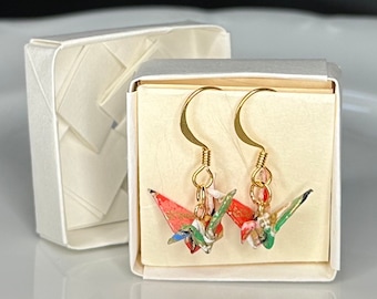 Origami Crane Earrings