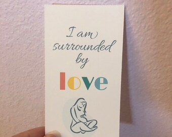 PRINTABLE Labor & Birth Affirmation Cards | Hypnobirthing | Instant Digital Download