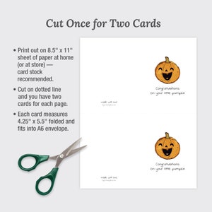 New Baby Card Printable Instant Download PDF Congrats Little - Etsy