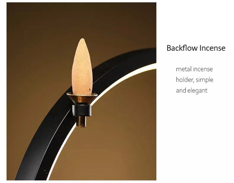 Incense Burner Table Lamp / Meditation Decor / Table Lamp for Etsy