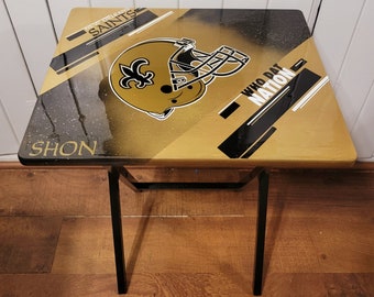 Custom TV Tray NFL Themed New Orleans Saints - Etsy