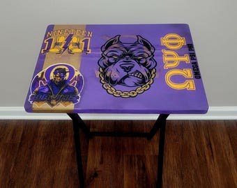 Custom TV Tray Omega Psi Phi