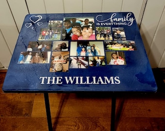 Custom TV Tray Picture Collage