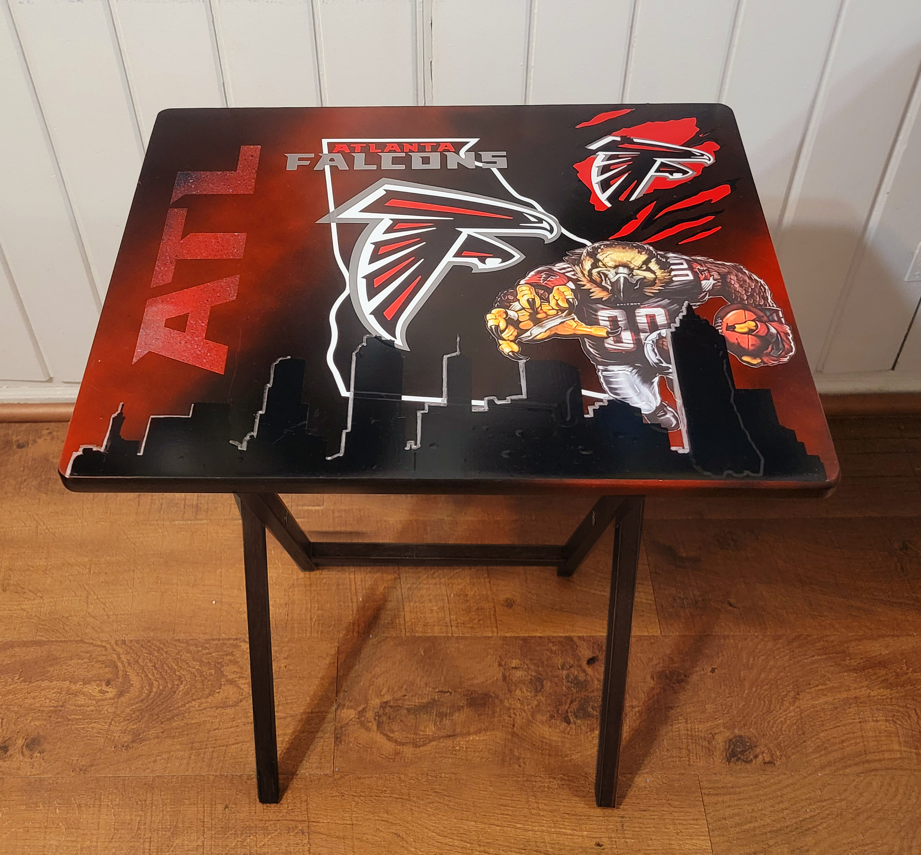 Custom TV Tray NFL Themed Atlanta Falcons - Etsy