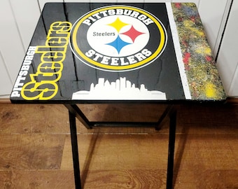 Custom TV Tray NFL Themed Pittsburgh Steelers