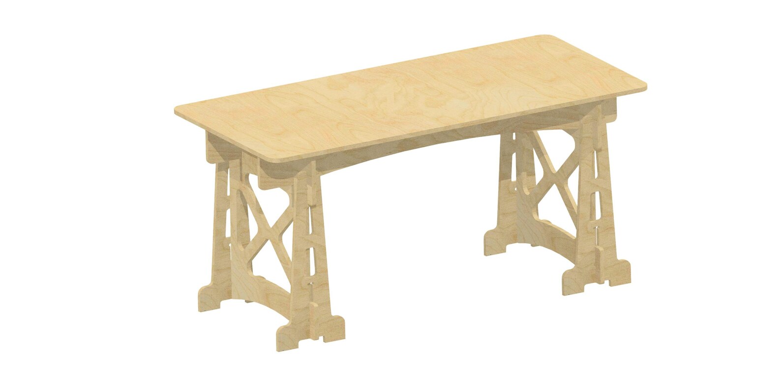 3 Working Table Legs/base Length 1200mm CAD Files .igs Etsy