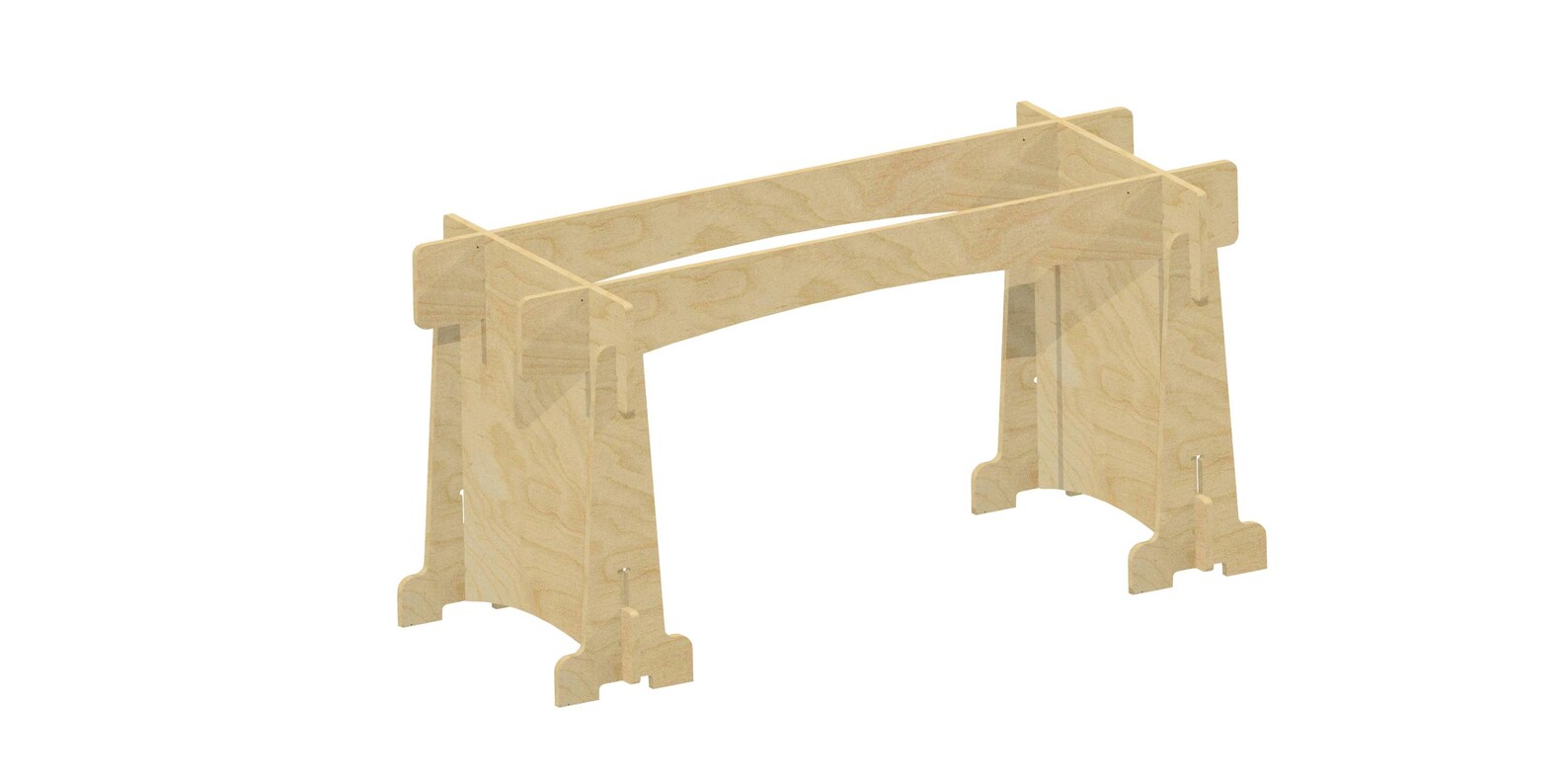 3 Working Table Legs/base Length 1200mm CAD Files .igs Etsy