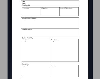 Lesson Planning Template