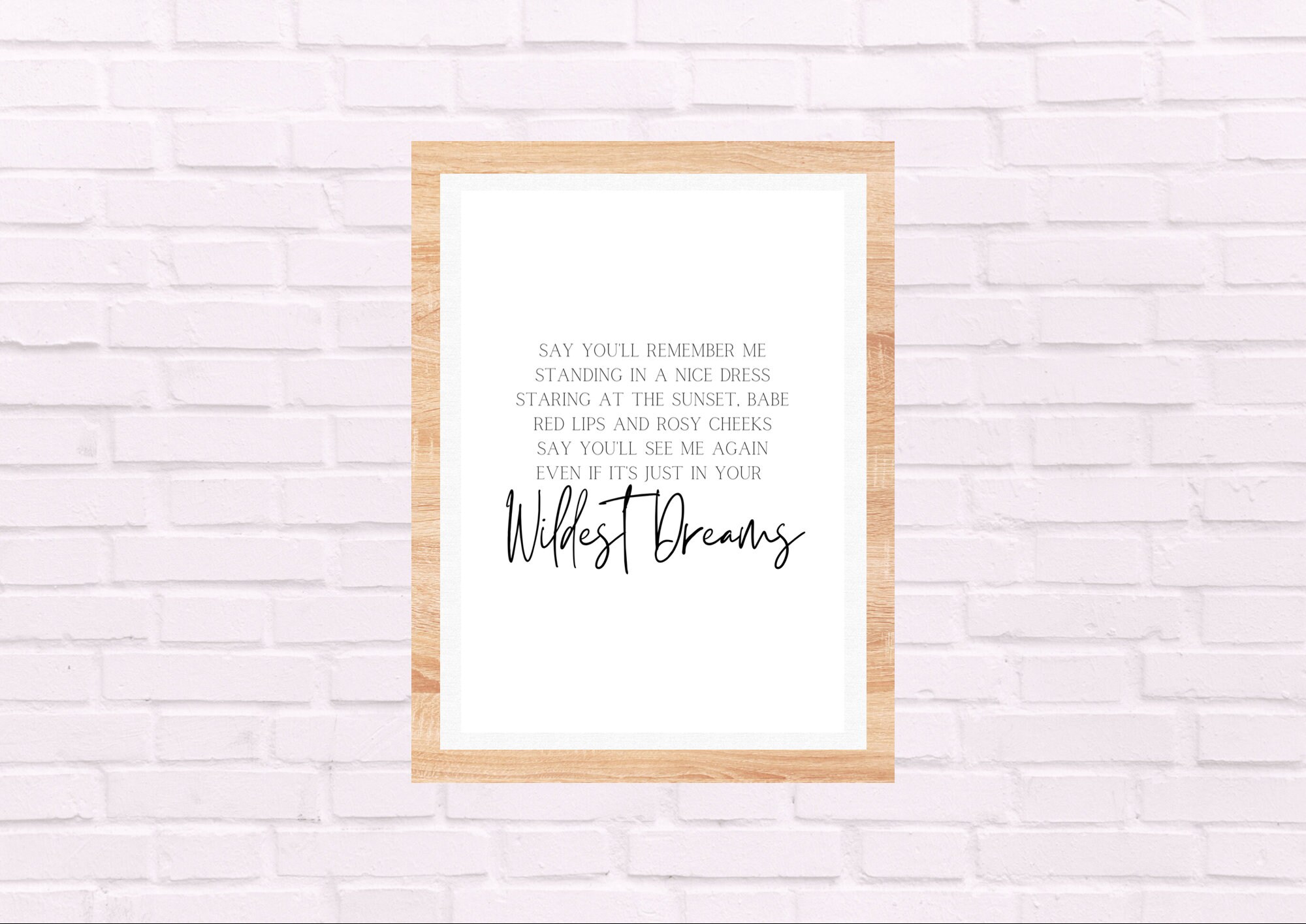 Wildest Dreams - Etsy Singapore