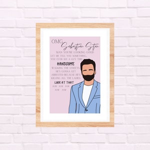 Sebastian Stan Quote Print