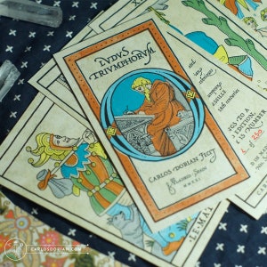 Baraja de tarot 24 cartas. Edición Limitada "LUDUS TRIUMPHORUM" Tarot de Marsella