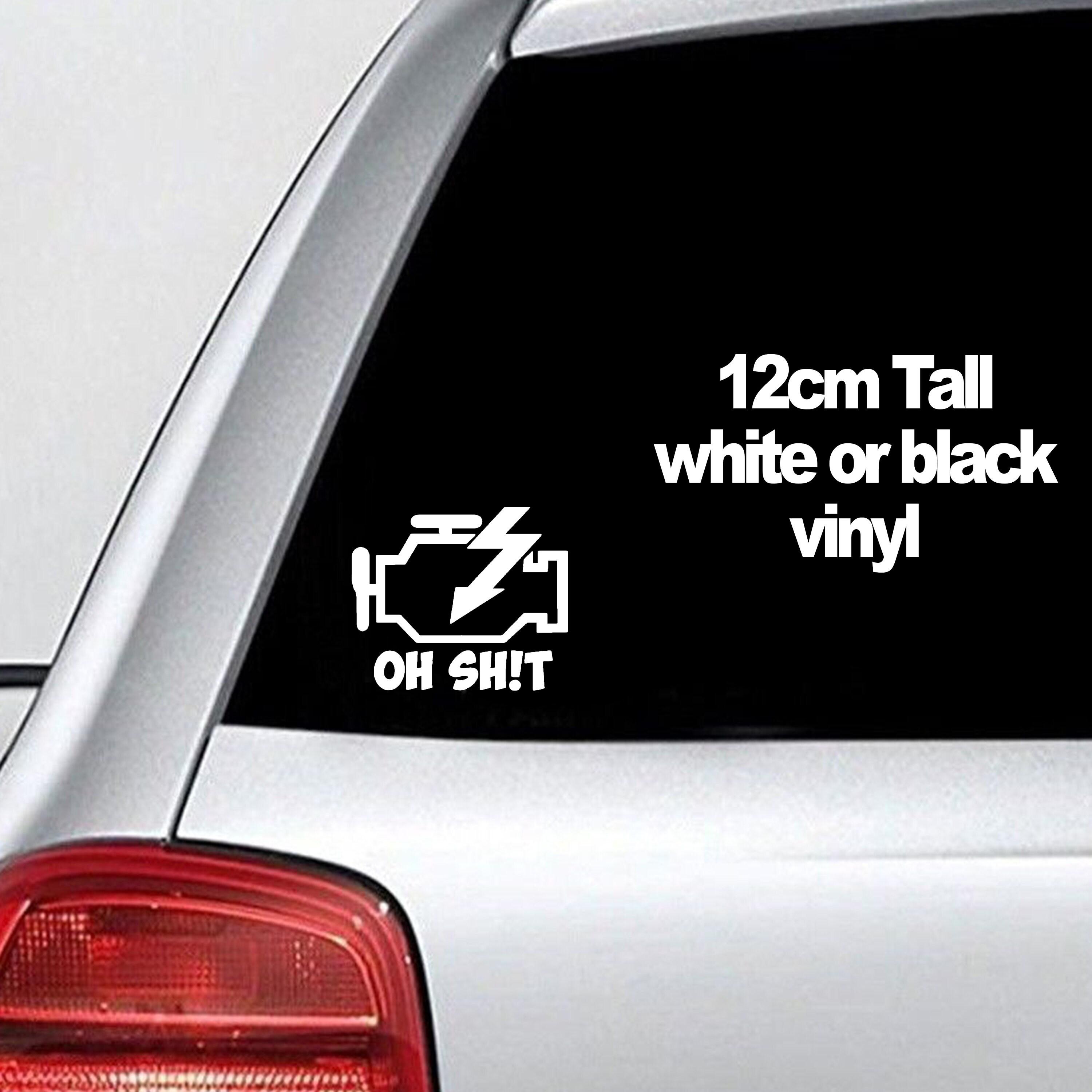 Engine Management Light Funny Car Sticker for External Etsy