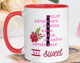 Grandma Gift-Nana Gift-Valentine Gift For Grandma-New Grandma Gift-Grandma To Be Mug-Mug with Color Inside