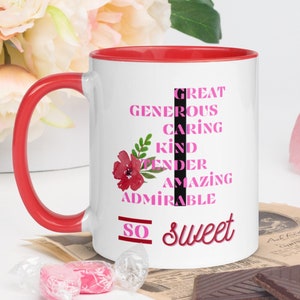 Grandma Gift-Nana Gift-Valentine Gift For Grandma-New Grandma Gift-Grandma To Be Mug-Mug with Color Inside