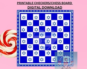 Tablero de damas, Juego de mesa, Juego familiar, Juego imprimible, Juego de iglesia, Juego de mesa, Juego americano, Tablero americano