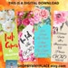 Faith Bookmark, Printable Bookmark for Her, Floral Bookmark Set of 4 ...