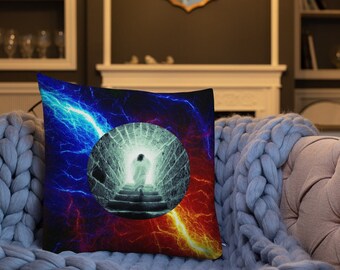 Resurrection  Premium Cushion, Jesus Empty Tomb Pillow, He Is risen Soft, Comfy Luxurious  Cushion Pillow, Mary mother of Jesus Christ