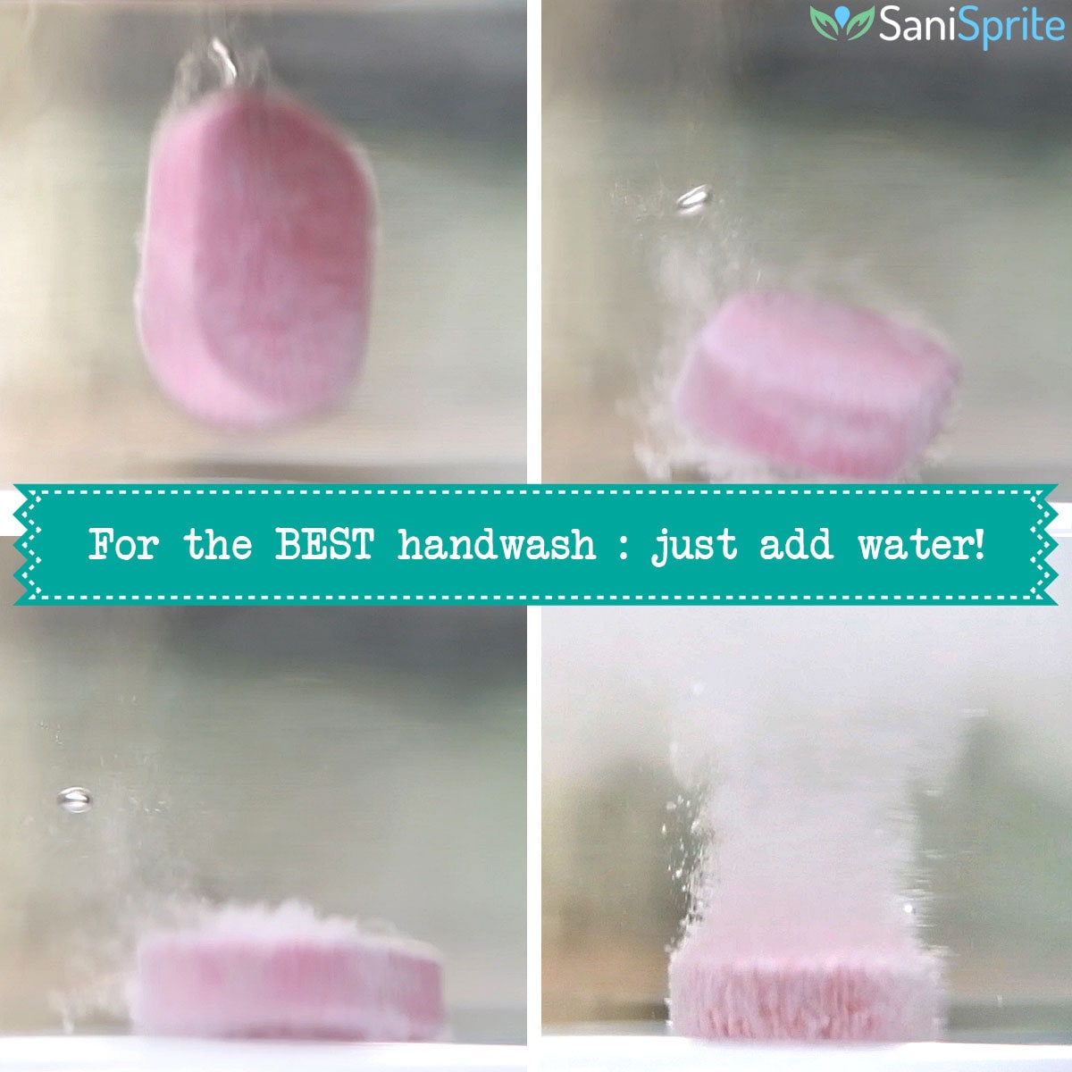 Sanisprite Foam Tablets, Foaming Hand Soap Dispenser Refills. Sanitab