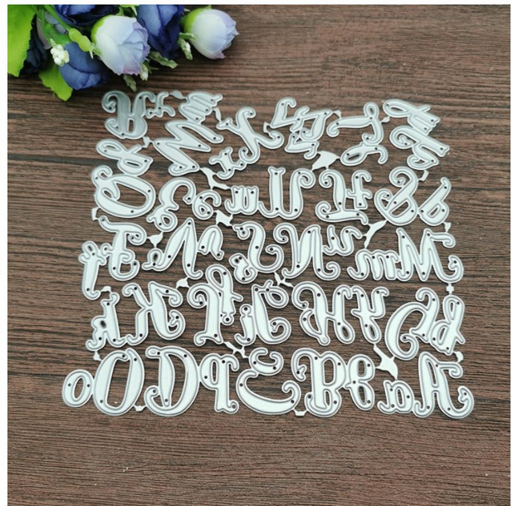 Alphabet Letter metal diebackground Metal Cutting Dies Metal Etsy