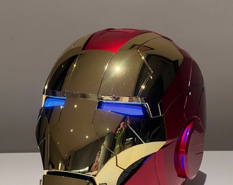 Iron Man-Helm, sprachaktiviert, im Vereinigten Königreich erhältlich – Gold und Rot