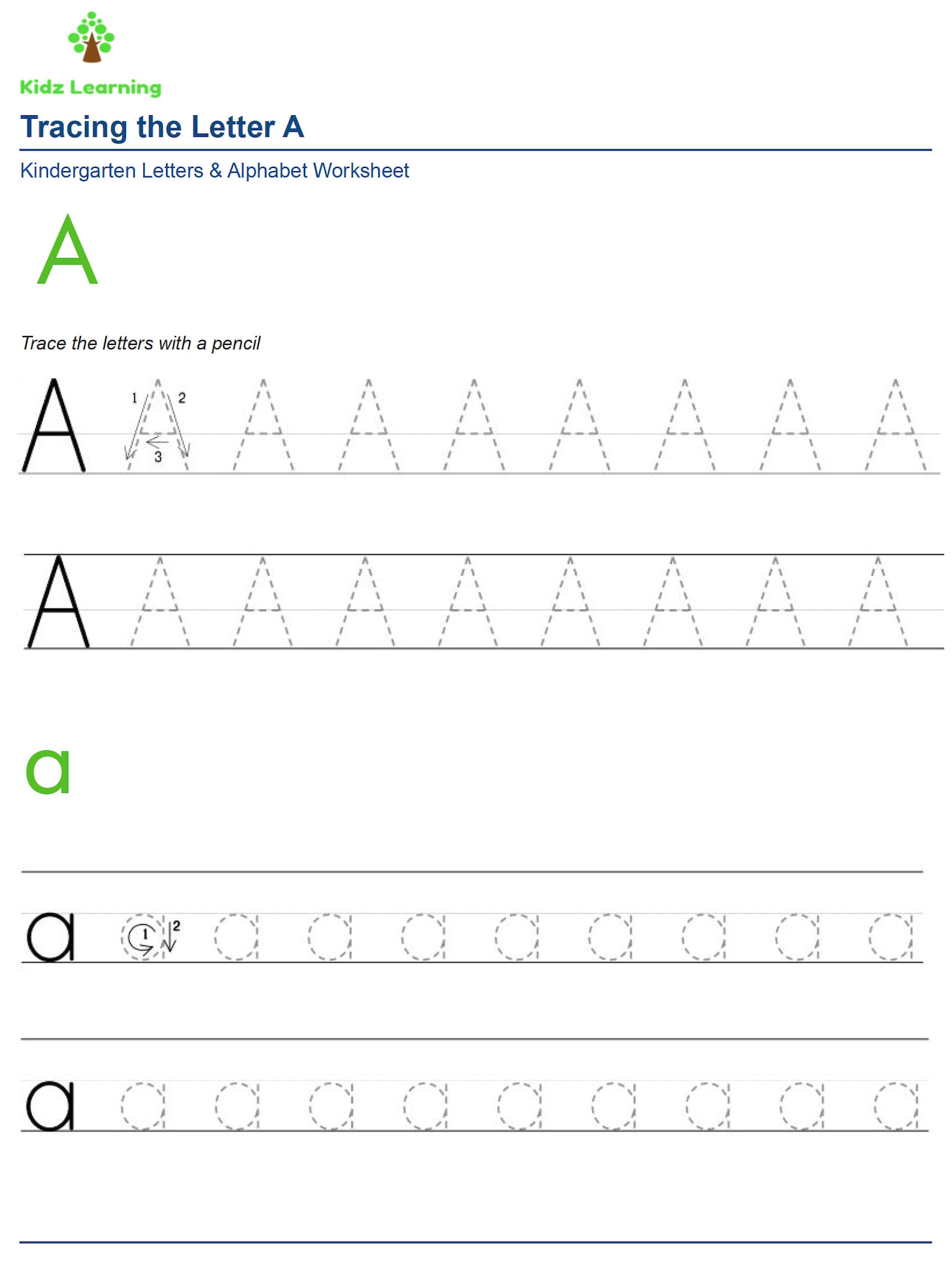 26 Printable Alphabet Tracing Letters Worksheets. Preschoolk5 Etsy