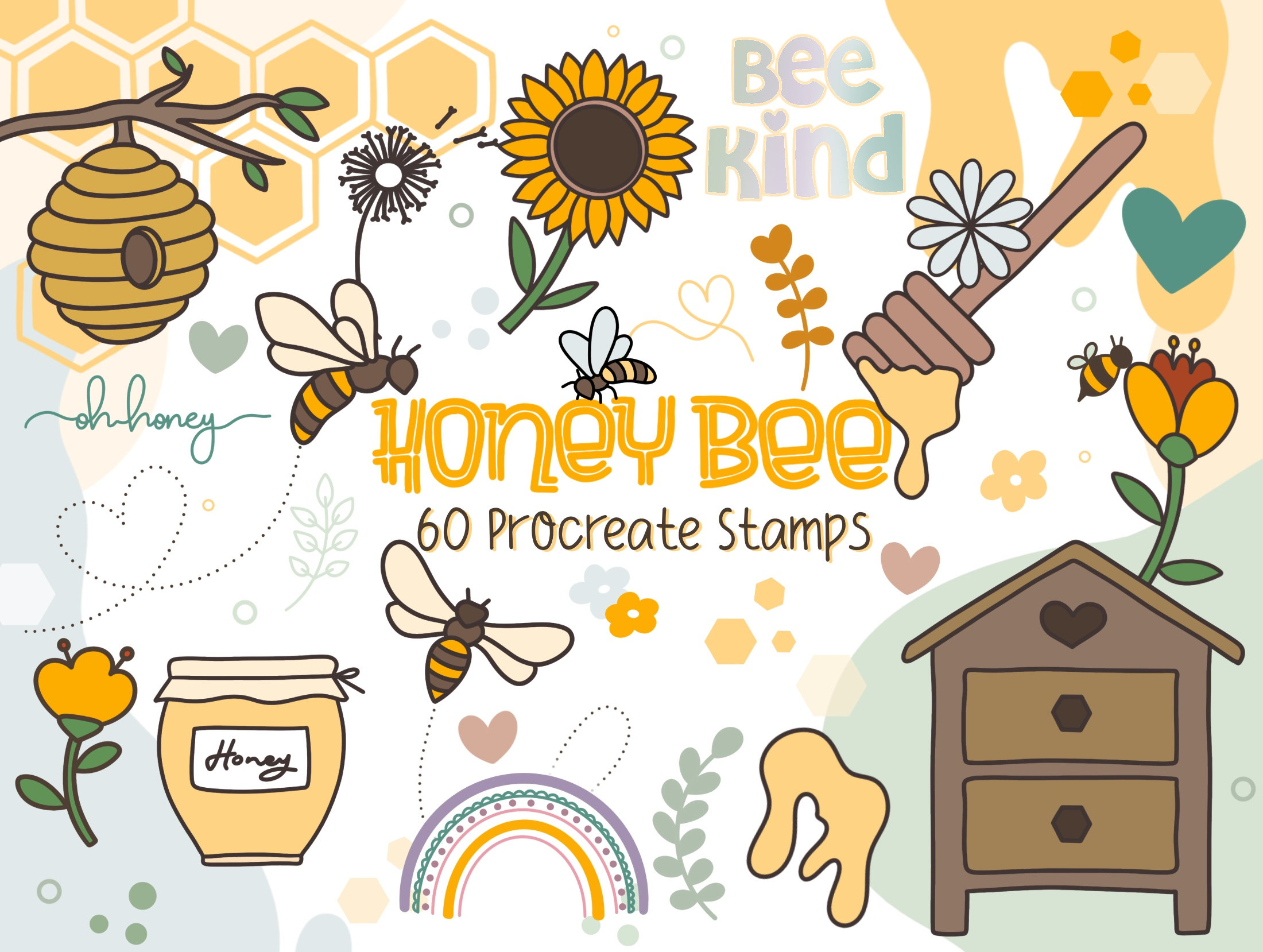 Bee Tiered Tray Set | Honey Bee Décor | Summer Décor