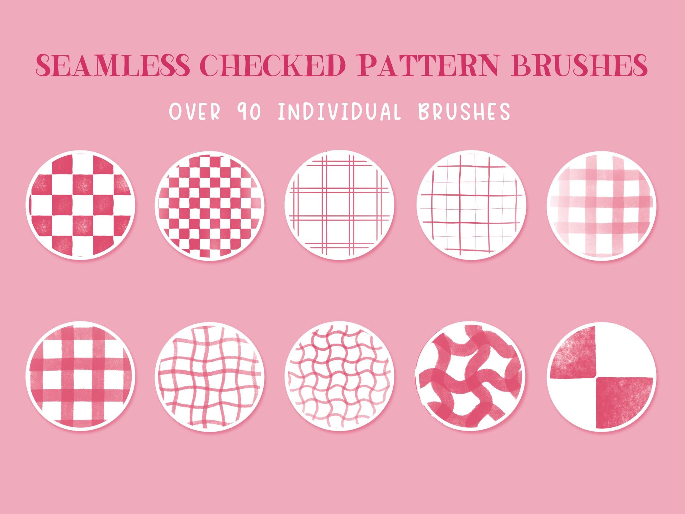 Messy Lines Procreate Brush Set | 90+ Seamless Hand-drawn Pattern ...