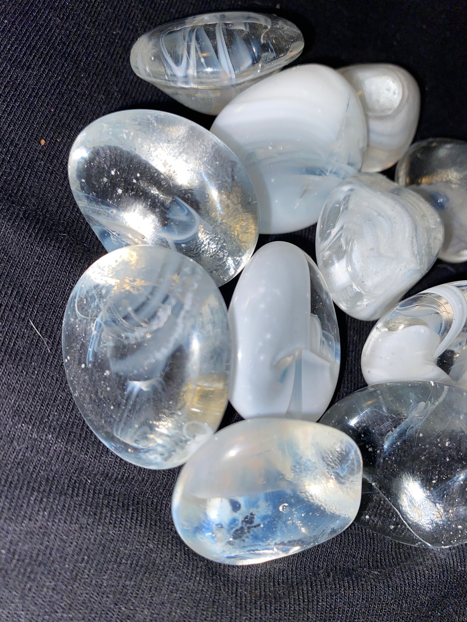 Moonstone and Yellow Jasper 5 Pieces large Etsy